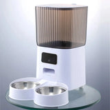 5L Double Bowls Smart Automatic Cat Feeder With Camera Cat Dry Food Video Dispenser Pet Smart Voice Recorder Auto Feeder For Dog - V.I.P Digital Presence