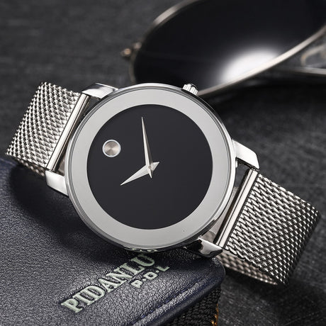 Clearance MISSFOX  2446 Unique Design Minimalist Watch Men Novel Stylish Male Watches Fashion Sports Quartz Wrist Watch For Men Women - V.I.P Digital Presence