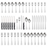 Stainless Steel Cutlery 48 Pcs Set Western Steak Knife Dinner Knife Main Dish Spoon Fork Dessert Spoon Set - V.I.P Digital Presence