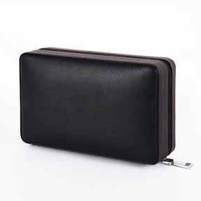 Cigar box portable zipper bag four pack mellow and moisturizing smoking accessories cedar wood gift box travel companion - V.I.P Digital Presence