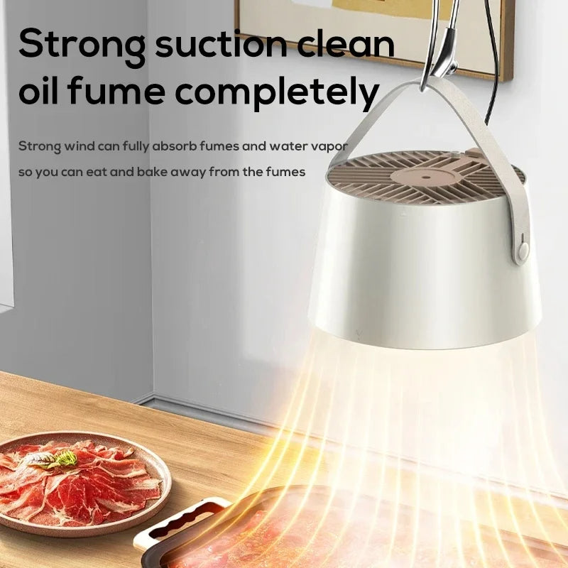 USB Desktop Range Hoods Portable Exhaust Fan Small Kitchen Hood Extractor Barbecue Large Suction Cooker Hood - V.I.P Digital Presence