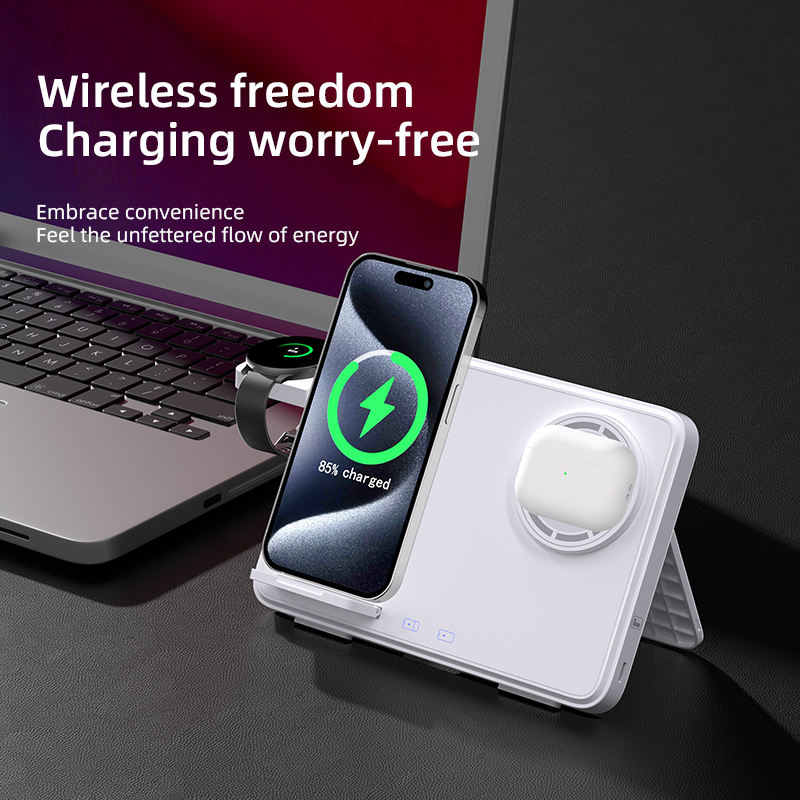 New 3-in-1 wireless charger suitable for iPhone lWatchAirpods 15W Samsung wireless charger - V.I.P Digital Presence