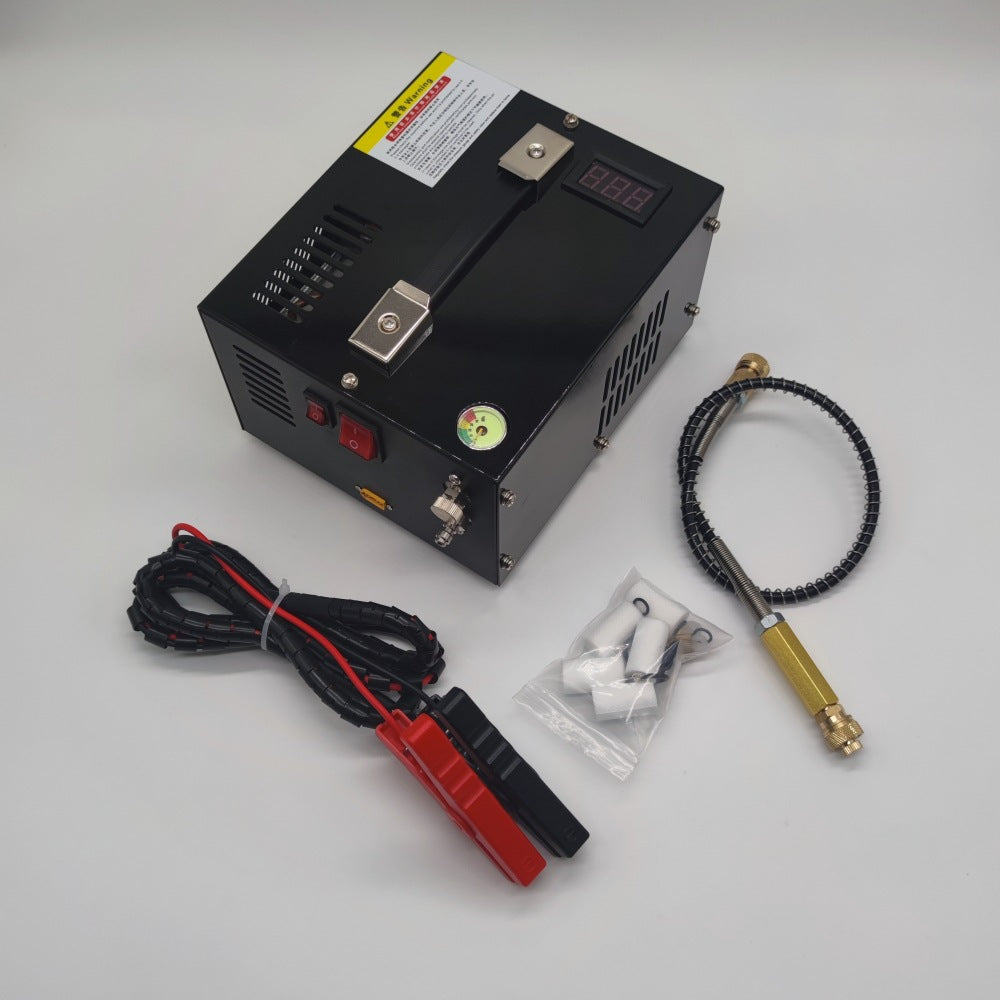 Car 12V Electric High-Pressure Air Compressor 30MPA Diving Breathing Pump 4500PSI - V.I.P Digital Presence