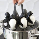 Creative and Cute Little Penguin Home Egg Cooking Device Egg Refrigerator Storage Combination Egg Holder God - V.I.P Digital Presence