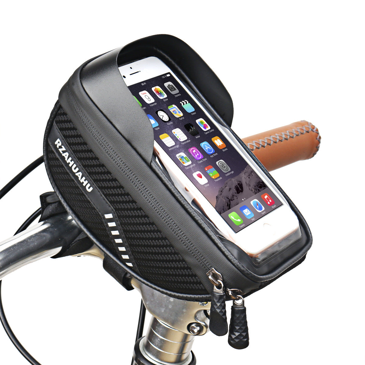 Bolsa para bicicleta, bolsa para viga delantera, bolsa para el tubo superior del coche, bolsa para teléfono móvil, equipo para bicicleta de montaña y carretera 