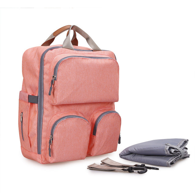 Nappy Bag Large Capacity Baby Diaper Bag Travel Backpack Waterproof knapsack - V.I.P Digital Presence
