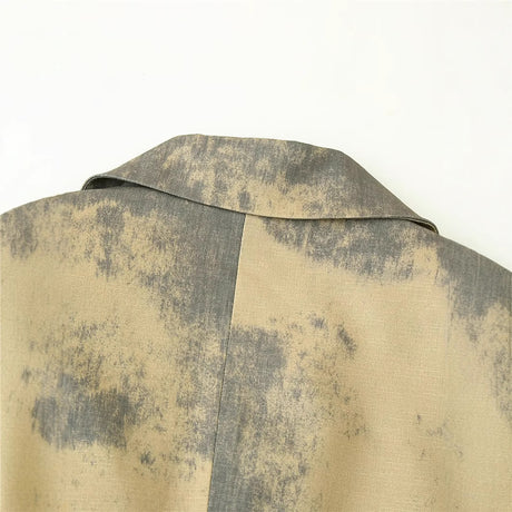 Elegant Printed Long Sleeve Blazer with Style for Women - V.I.P Digital Presence