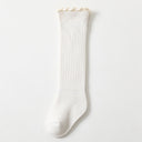 Spring And Summer Children's Socks In The Tube Loose Mouth Fungus Edge Combed Cotton Girls Baby Socks Long Tube Over The Knee Baby Socks - V.I.P Digital Presence