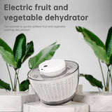 Electric Household Vegetable Salad Dehydrator Fruit and Vegetable Shaker Dryer Vegetable Washer Dehydrator Drain Basket - V.I.P Digital Presence