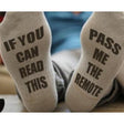 PASS ME THE REMOTE Printed Casual Mid Tube Gift Socks With Letters Non Slip Socks - V.I.P Digital Presence