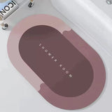 Soft cushion floor mat absorbent foot mat bathroom non-slip quick-drying toilet door carpet bathroom door mat - V.I.P Digital Presence