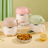 Anti-scalding 304 stainless steel lunch box instant noodle bowl with lid and handle lunch box - V.I.P Digital Presence