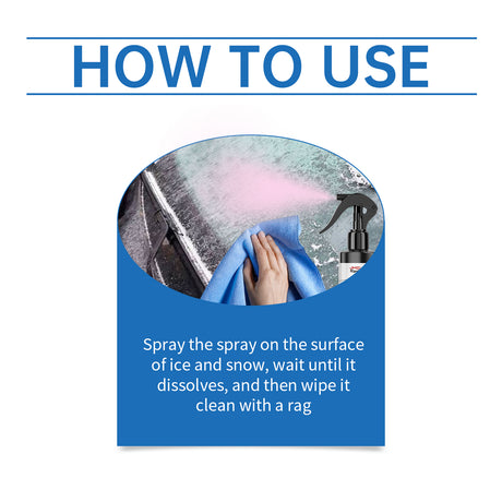 Car De-Icer Spray, Car Windshield Windows Fast Defrosting Snow Melting Ice Spray Magic Device - V.I.P Digital Presence