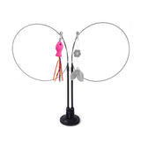Suction cup cat toy stick that can be attached and held with steel wire multi head interchangeable cat toy and pet supplies - V.I.P Digital Presence
