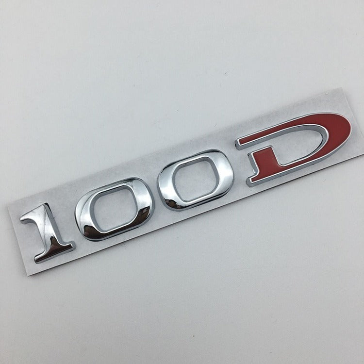 Suitable for Tesla MODEL3 S X Y 75D 85D 90D 100D displacement tail label metal car sticker - V.I.P Digital Presence