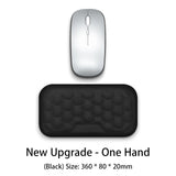 Keyboard mouse wrist rest ergonomic office typing protect relax wrist memory foam mouse pad computer notebook mouse pad