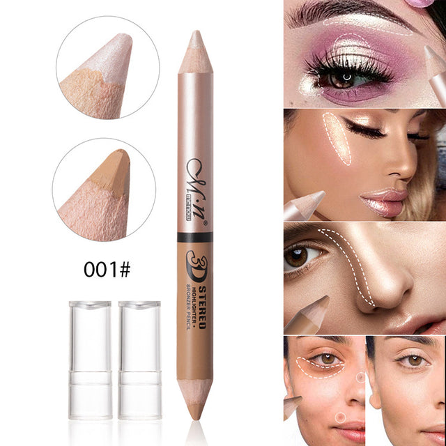 Meinuo New One-Stroke Dual-Use Double-Headed Shading Pen High-Gloss Pen Wood Can Be Sharpened - V.I.P Digital Presence