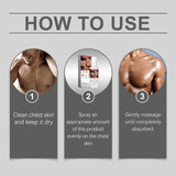 Men's Chest Spray, Breast Contour Gentle Skin Care Spray - V.I.P Digital Presence