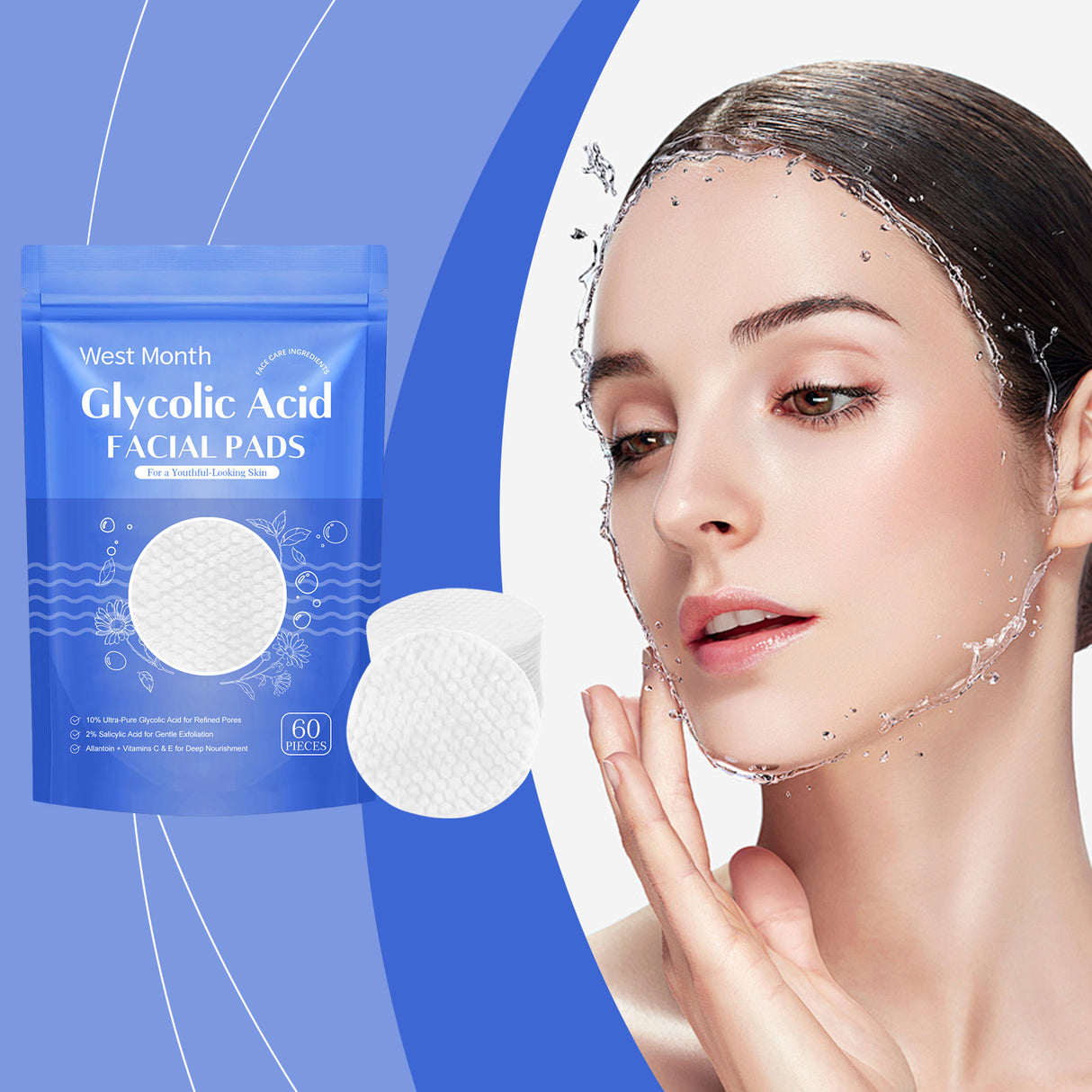 Salicylic Acid Cleansing Pad Gently Cleanses Facial Skin Hydrating Skin Care Cleanser - V.I.P Digital Presence