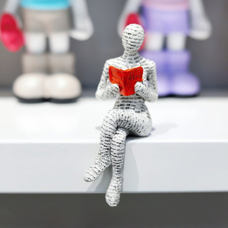 Home Furnishings Leisure Reading Girl Carving Design Resin Crafts Home Furnishings Living Room Bedroom Ornaments - V.I.P Digital Presence