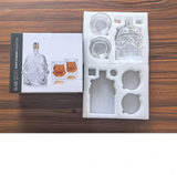High borosilicate heat-resistant and cold resistant glass wine bottle Star Wars White Soldier glass wine bottle creative decanter liquor dispenser - V.I.P Digital Presence