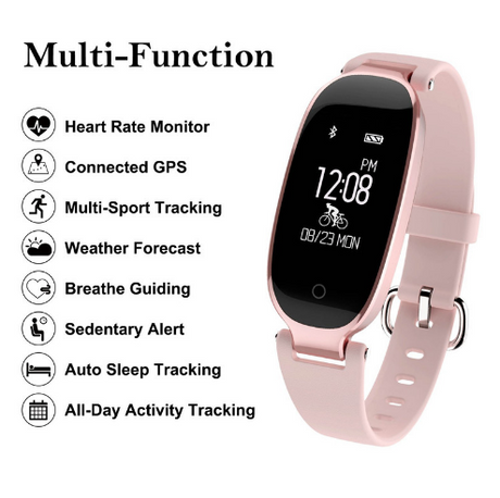S3 Color Bracelet Fashion Wrist Smart Band Bracelet Girl Women Heart Rate Monitor Lady Female Fitness Tracker Wristband - V.I.P Digital Presence