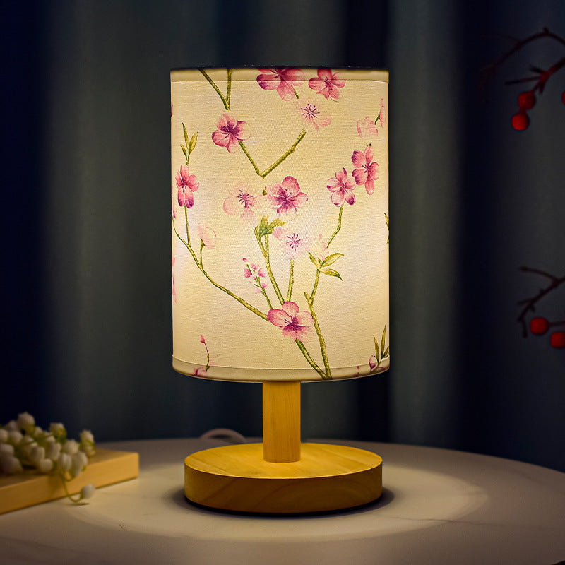 Literary desk lamp bedroom sleeping bedside lamp retro decoration residential dormitory LED night light - V.I.P Digital Presence