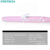 Pritech New Electric 3 In 1 Hair Straightener Curling Irons For Wet&Dry Professional Hair Curler Styling - V.I.P Digital Presence