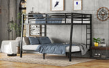Metal Full XL over Queen Bunk Bed for Teens and Adults,Space-Saving/Noise Reduced/No Box Spring Needed - V.I.P Digital Presence