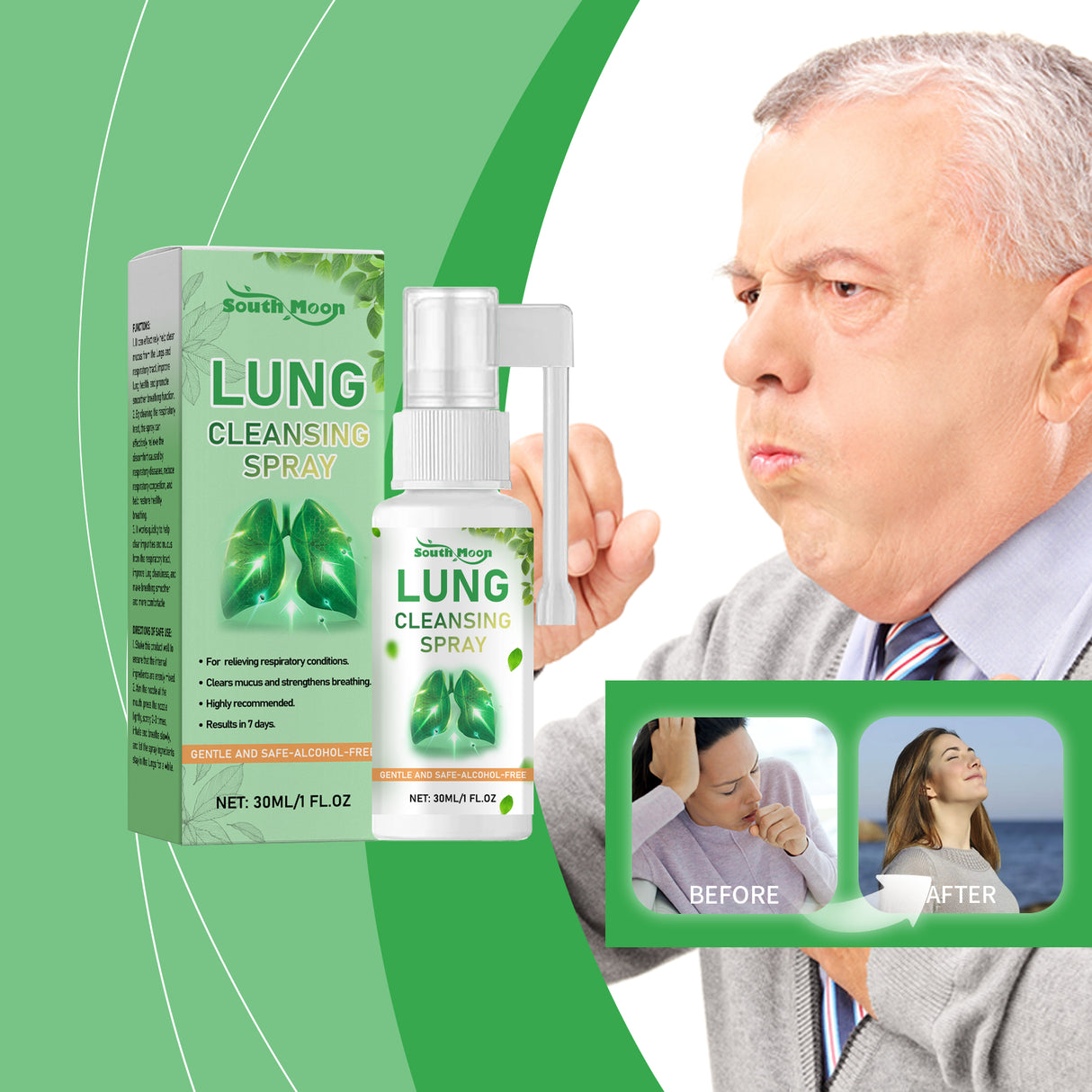 Herbal Body Spray, Improves Body Care And Eases Herbal Ingredients Body Breath Spray - V.I.P Digital Presence