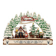 Christmas Wooden Decorations Christmas Village Shopping Mall Window Display Creative Handmade DIY Christmas Gifts - V.I.P Digital Presence