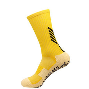 Anti Slip Football Soccer Socks for Men Teenage Kid Boys Sport  Grips Crew Socks Black White Blue High Quality - V.I.P Digital Presence