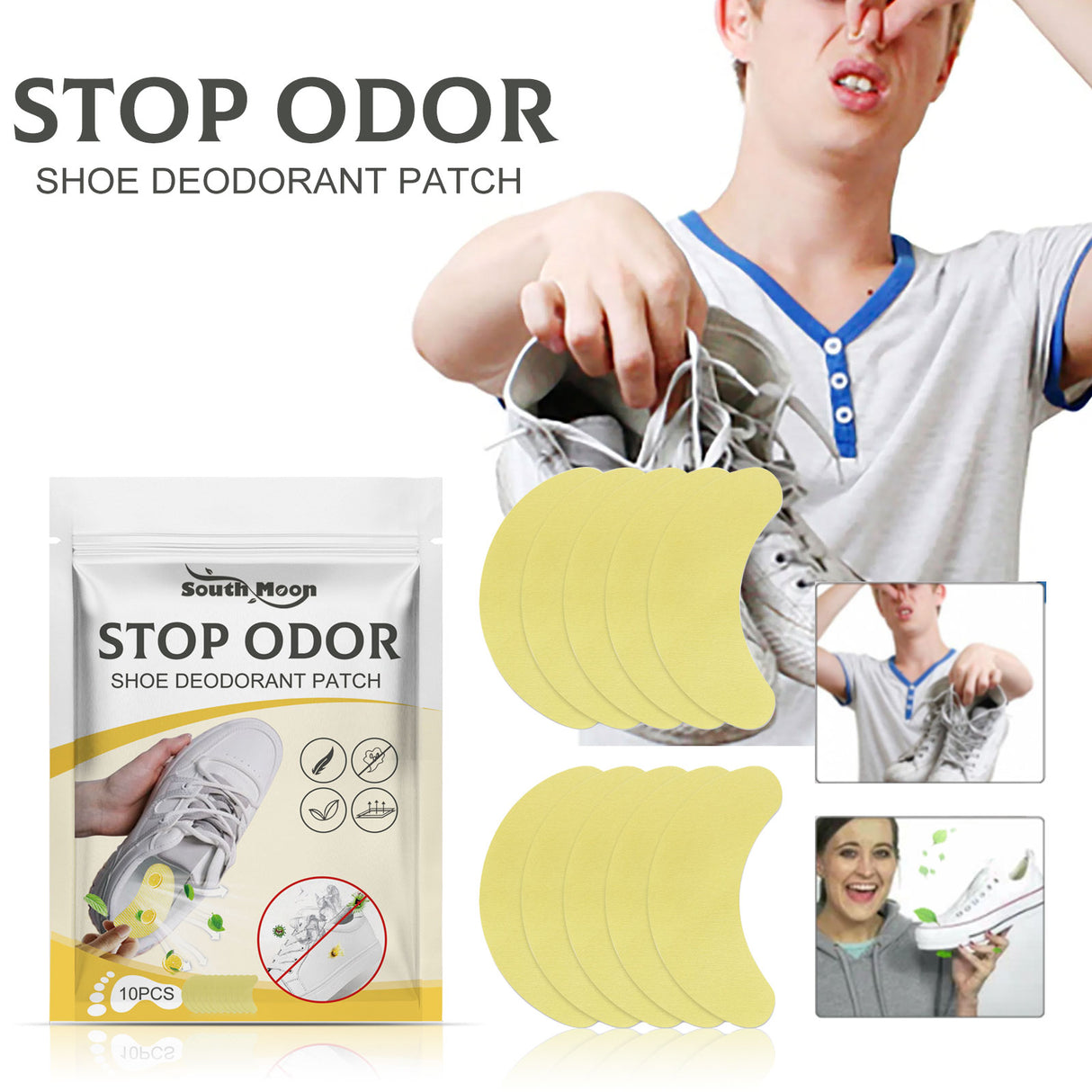 Stop Odor Shoe Deodorant Patch, Shoes Deodorant Fresh Clean Odor Absorbent Foot Sweat Insole - V.I.P Digital Presence