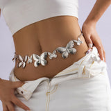 Creative exaggeration metal single-layer pants chain body chain hip-hop punk butterfly tassel waist chain - V.I.P Digital Presence