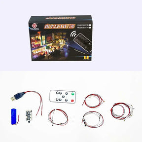 LP building block lighting suitable for 21333 Vincent van Gogh Starry Moon Night Sky Oil Painting LED remote control lighting - V.I.P Digital Presence