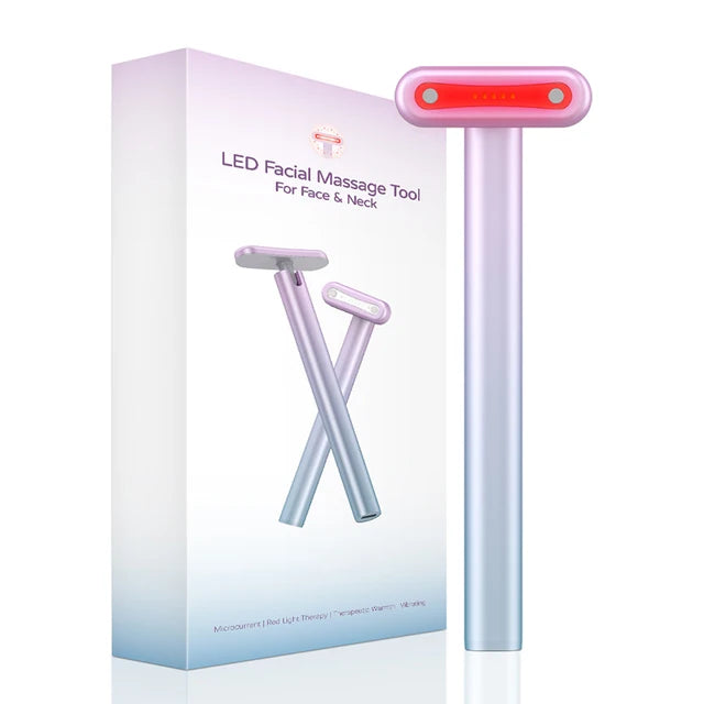 4 in 1 Facial Wand EMS Microcurrent Vibration Warm Red Light Face Lift V.I.P Digital Presence 4 in 1 Facial Wand EMS Microcurrent Vibration Warm Red Light Face Lift V.I.P Digital Presence