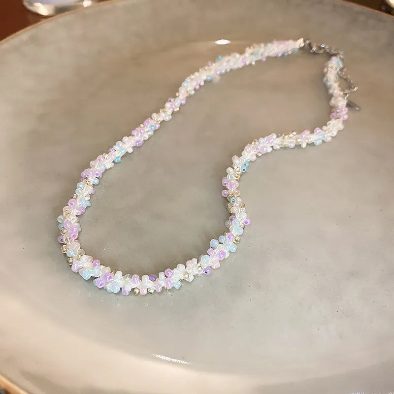 Titanium Steel Rice Bead Necklace - V.I.P Digital Presence