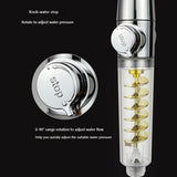 Supercharged Shower Water Purification Filtration Bathroom Shower Head Hand Held Shower Shower Head Double Large Turbo Cyclone - V.I.P Digital Presence