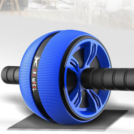 Silent TPR Abdominal Wheel Roller Trainer Fitness Equipment Gym Home Exercise Body Building Ab roller Belly Core Trainer - V.I.P Digital Presence