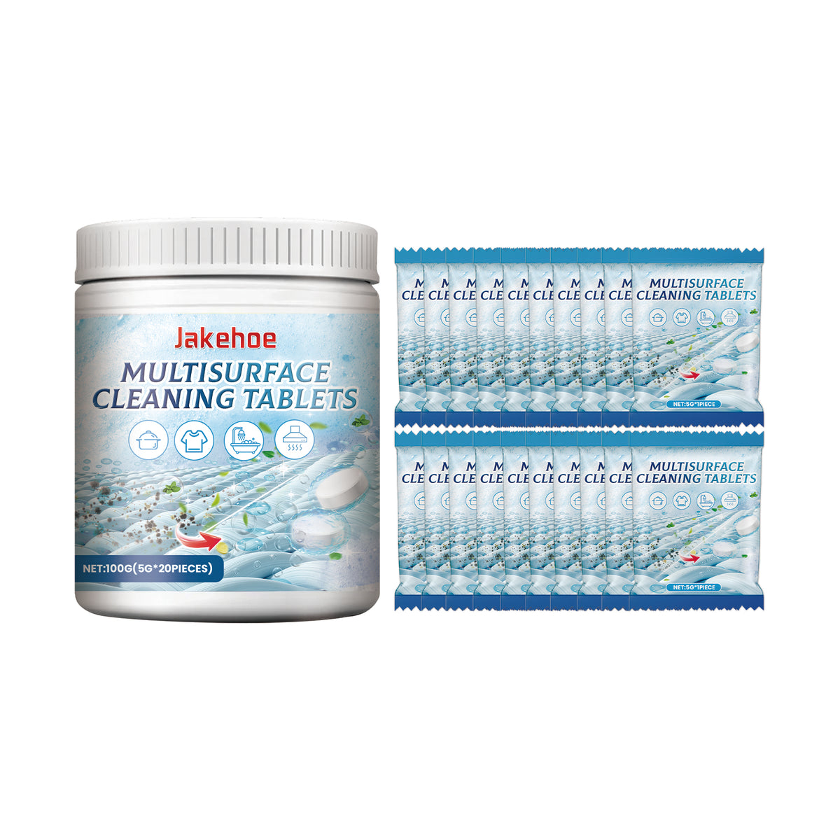 Multi-Surface Cleaning Effervescent Tablets, Cooktop Tile Bathroom Kitchen Mildew Stains Clean And Clean - V.I.P Digital Presence