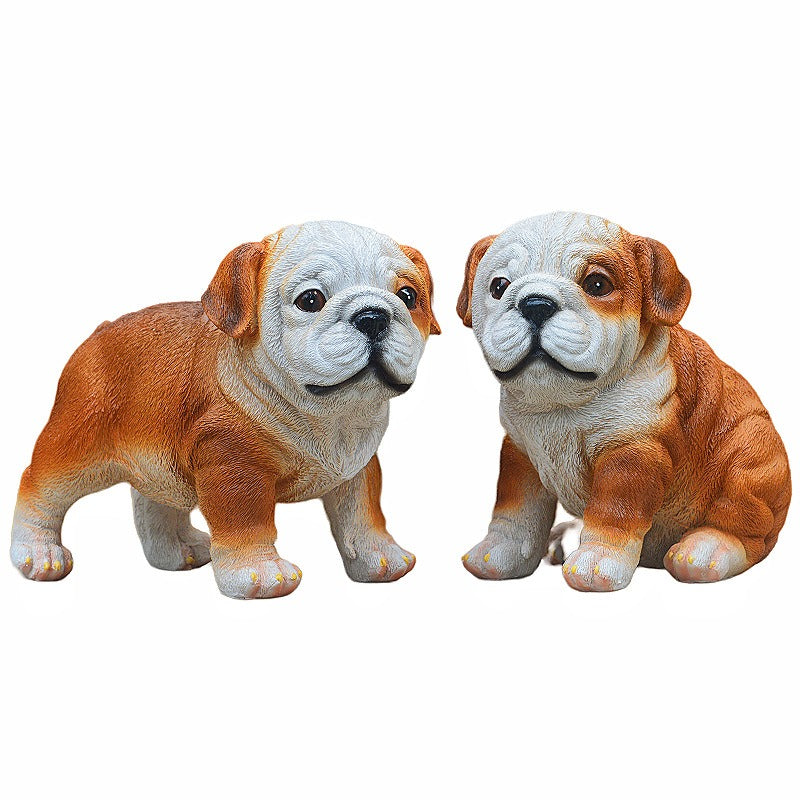 Bulldog ornament puppy resin - V.I.P Digital Presence