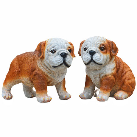 Bulldog ornament puppy resin - V.I.P Digital Presence