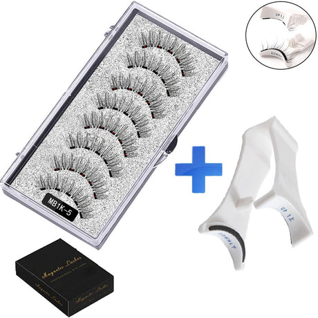 Five magnetic adhesive free magnetic eyelash clamp set for European and American thick magnetic eyelashes - V.I.P Digital Presence