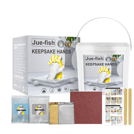 Jue-Fish 3D Hand Makrolon Powder Couple Anniversary Souvenir DIY Mother's Day Children's Day Gift - V.I.P Digital Presence