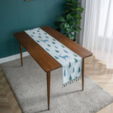 Jacquard table flag small fish green contrasting color dining table fabric holiday coffee table bed flag TV cabinet - V.I.P Digital Presence
