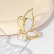 New hollow out fashionable imitation mother of pearl butterfly brooch, suit jacket, clothing accessories, pins - V.I.P Digital Presence