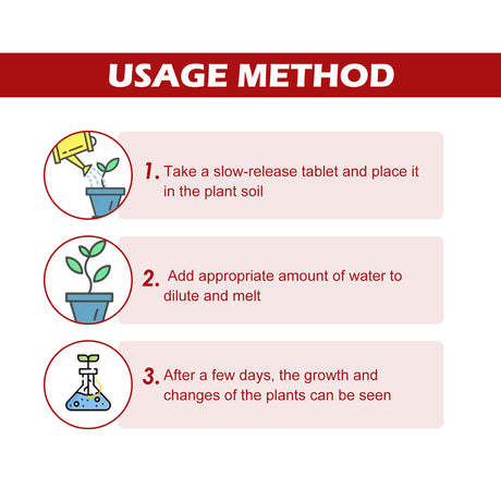 Plant Growth Nutrition Sustained-Release Tablet, Fruit And Vegetable Plant Pot Root Growth Universal Nutrition Tablet - V.I.P Digital Presence