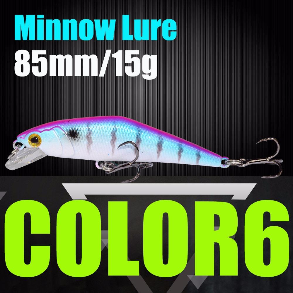Señuelo de pesca AFISHLURE Wobblers Trucha 85 mm/15 g Minnow Cebos duros Iscas Artificial Pesca Leurre