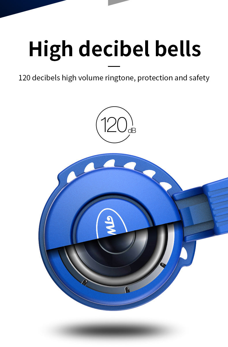 Timbre de bicicleta Twooc, bocina eléctrica para scooter, carga USB, equipo de ciclismo