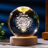 Starry Sky 3D Micro Landscape Crystal Ball Home Desktop Creative Interior Carving White Crystal Ball Ornament Craft Gift product - V.I.P Digital Presence